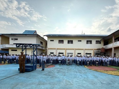 Kegiatan Upacara Apel Pagi Senin 30 Maret 2026