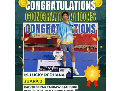 Juara II Cabor Sepak Takraw