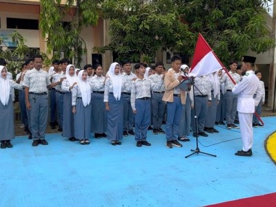 Kegiatan Pelantikan Osis 2025 SMAN 1 Amuntai