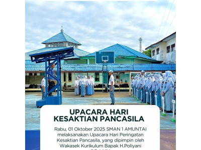 Kegiatan Upacara Hari Kesaktian Pancasila
