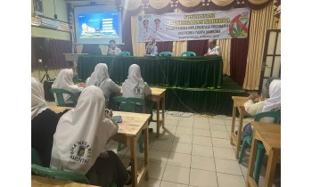Sosialisasi Politeknik Tanah Laut di SMAN 1 Amuntai 
