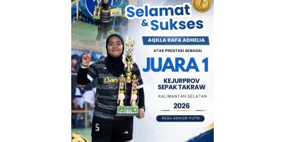 Lomba Kejurprov Sepak Takraw Kal-Sel Junior Putri