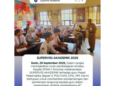Kegiatan  Supervisi Akademik Mate-matika 2025 