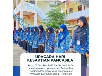 Kegiatan Upacara Hari Kesaktian Pancasila