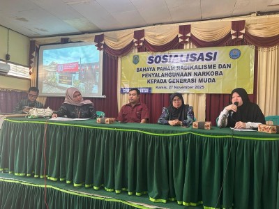 Sosialisasi Bahaya  Paham Radikalisme dan Penyalahgunaan dari BNN dan Kesbangpol
