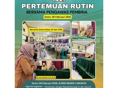 Pertemuan Rutin Bersama Pengawas Pembina