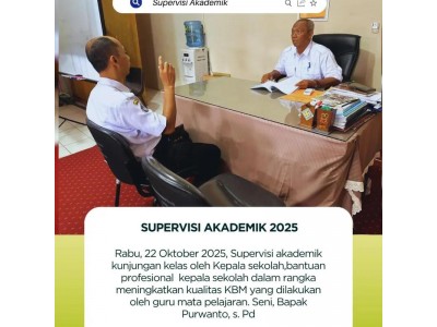 Kegiatan Supervisi Akademik Seni Budaya 2025