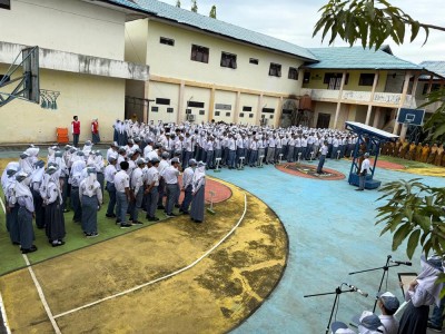 Kegiatan Upacara Apel Pagi Senin 30 Maret 2026